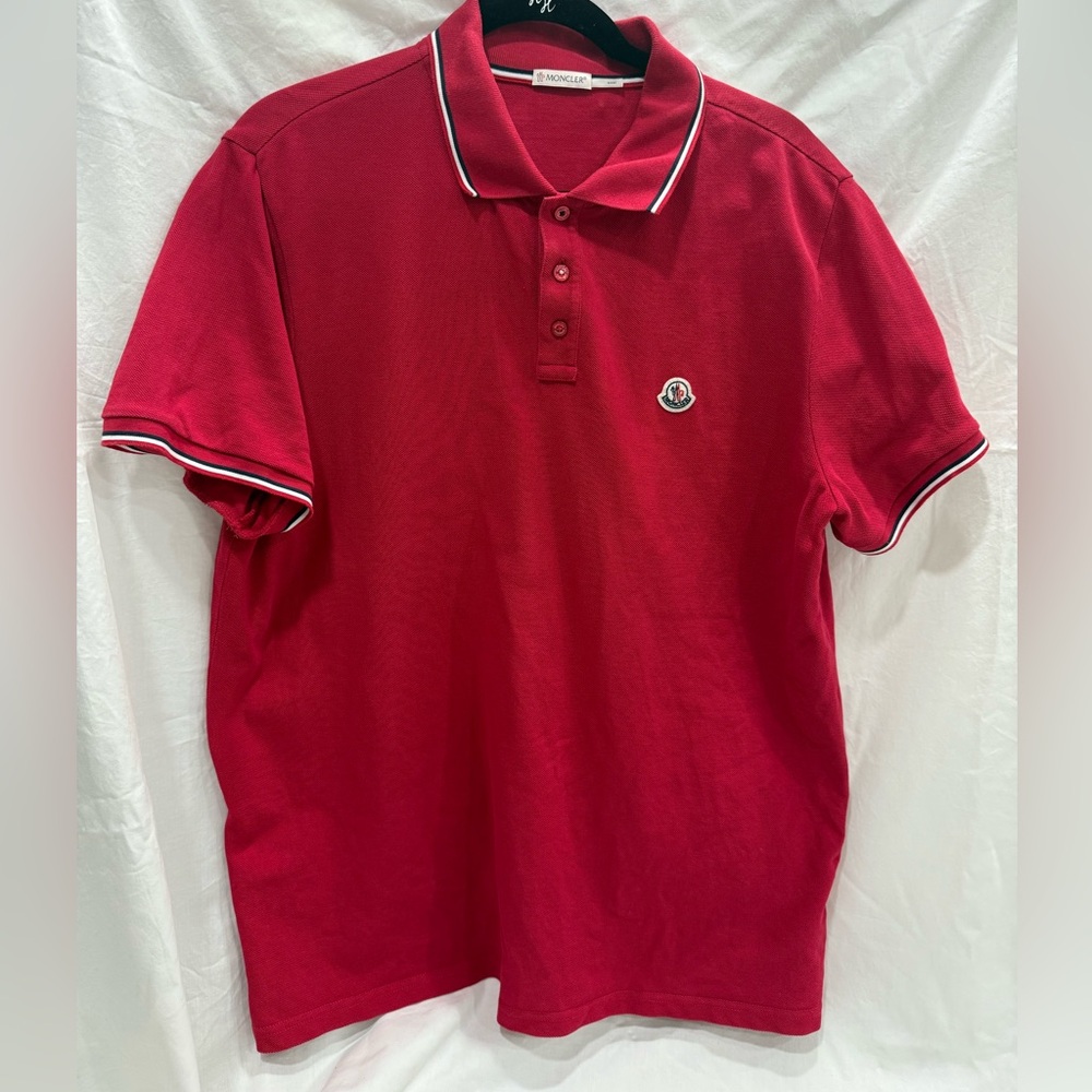 Moncler Red Polo